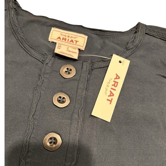Ariat Women's Pinon Henley Long Sleeve Top Size Large NWT - Picture 5 of 6